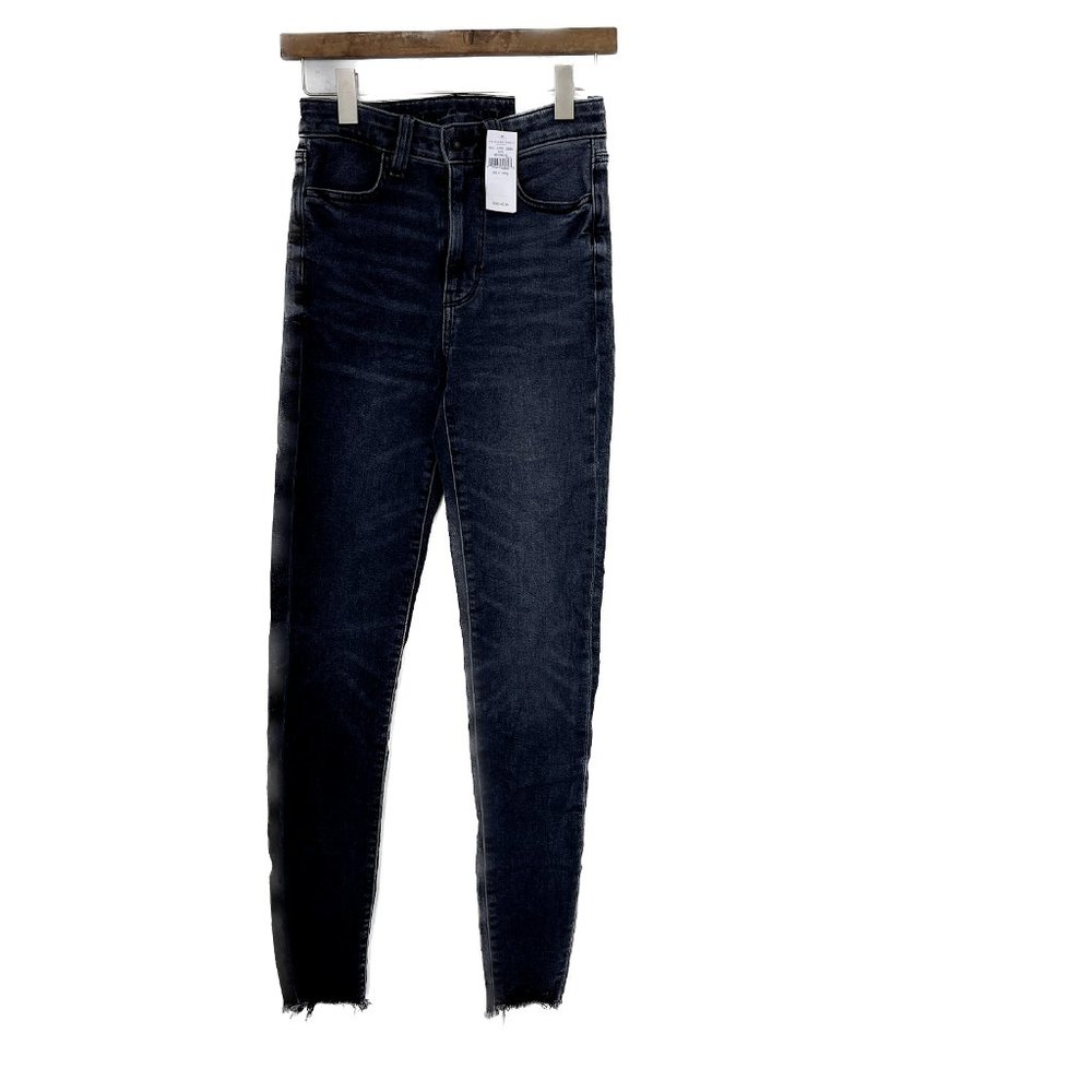 American Eagle Super High Rise Gray Jeans Size 2 NWT